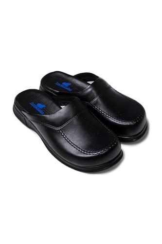 Terlik Sabo Classic ST068 Leder Clogs Mules Hausschuhe Sabot Schuhe, Herren, Schwarz, EU 43 Terlik Sabo Classic ST068 Leder Clogs Mules Hausschuhe Sabot Schuhe, Herren, Schwarz, EU 43 von terlik sabo ortopedik terlik