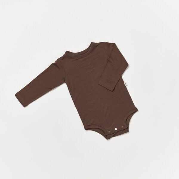 tetoi-vienna TENCEL langarm Baby Body "Waldbad" von tetoi-vienna