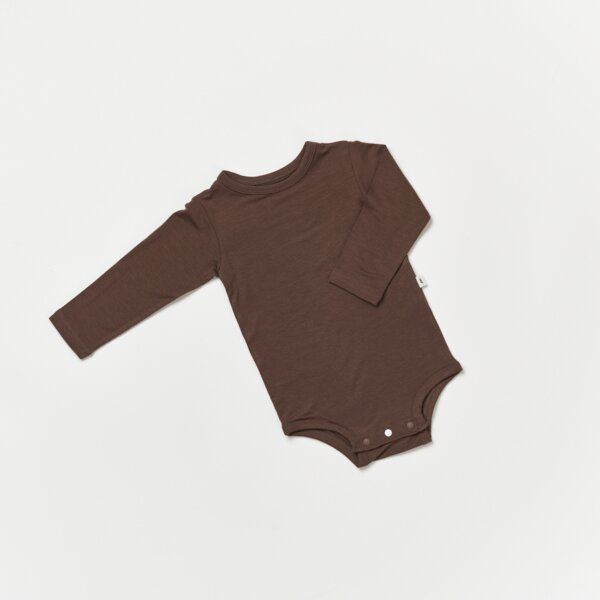 tetoi-vienna TENCEL langarm Baby Body "Waldbad" von tetoi-vienna