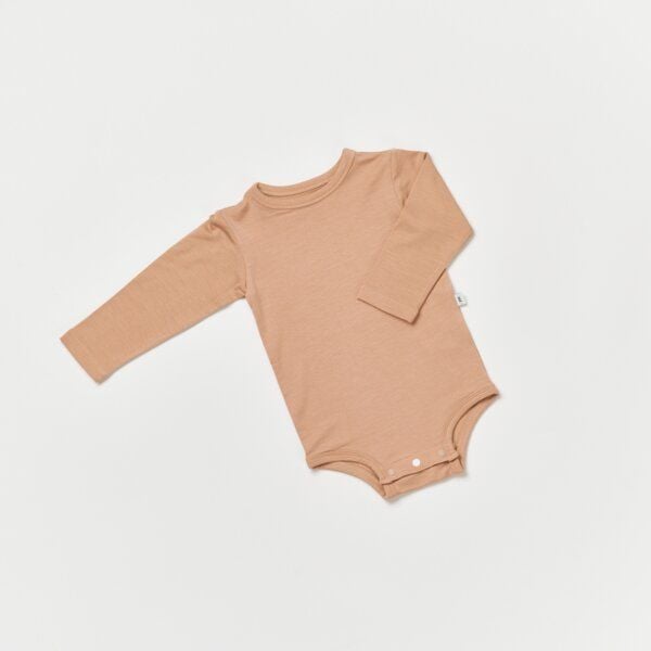 tetoi-vienna TENCEL langarm Baby Body "Waldbad" von tetoi-vienna