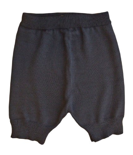 100% Merinowolle Erwachsene Wollwindelhose Überhosen kurze Hosen Soaker gestrickt Schafswolle Dark blue L von tevirP