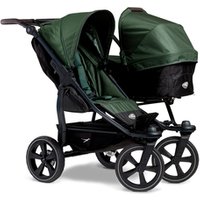 tfk Geschwisterwagen Duo 2 mit Luftkammer-Set Olive von tfk