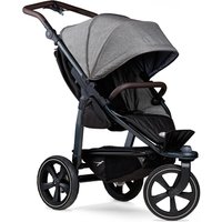 tfk Sportkinderwagen Mono 2 mit Luftkammerrad Set premium grau von tfk