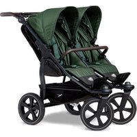 tfk Zwillingskinderwagen Duo 2 mit Luftkammer-Set Olive von tfk