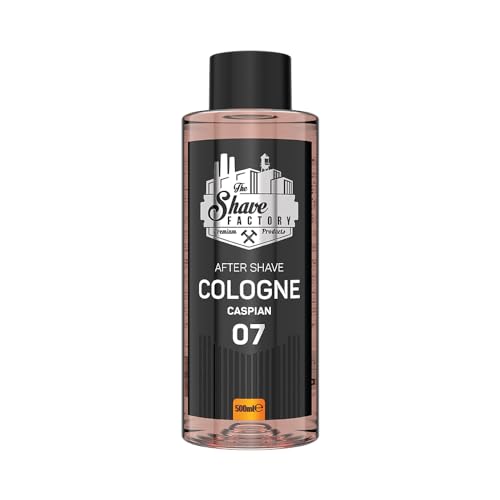THE SHAVE FACTORY Aftershave-Kölnischwasser – Aegean 500ml – Fruchtiger Blumen- & Holzig-Duft für Männer – Erfrischendes & Lang anhaltendes Aftershave – Beruhigt die Haut & Spendet Feuchtigkeit von the shave factory