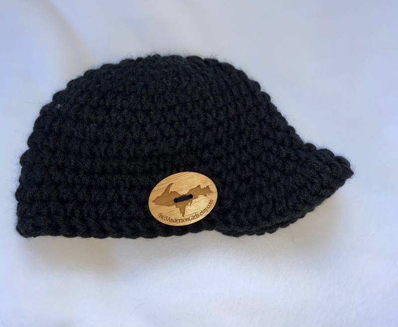 Pagenmütze - Wintermütze Mit Schirm Knopfmütze Warme Mütze Pagenmütze - Wintermütze Mit Schirm Knopfmütze Warme Mütze von the3AndersonGirls