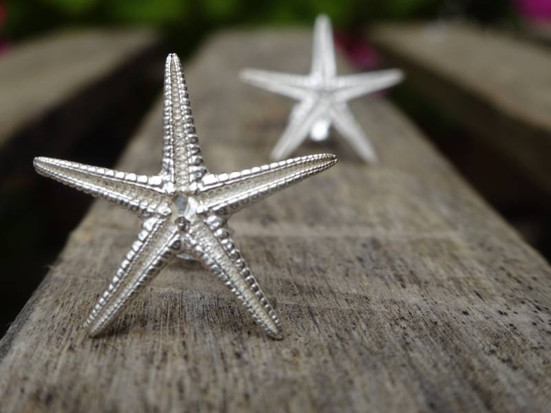 sterling Silber Seestern Ohrringe sterling Silber Seestern Ohrringe von the925project
