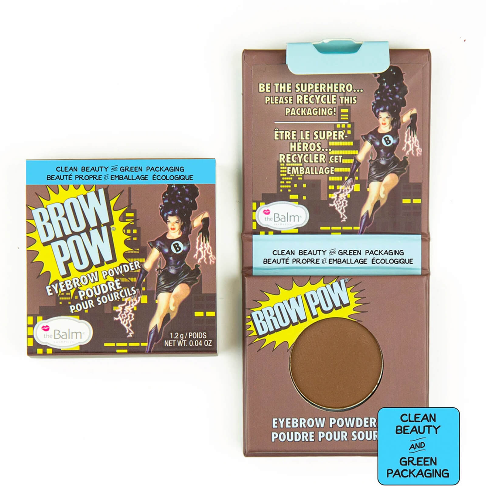 theBalm Brow Pow 1.2g (Various Shades) - Light Brown von theBalm