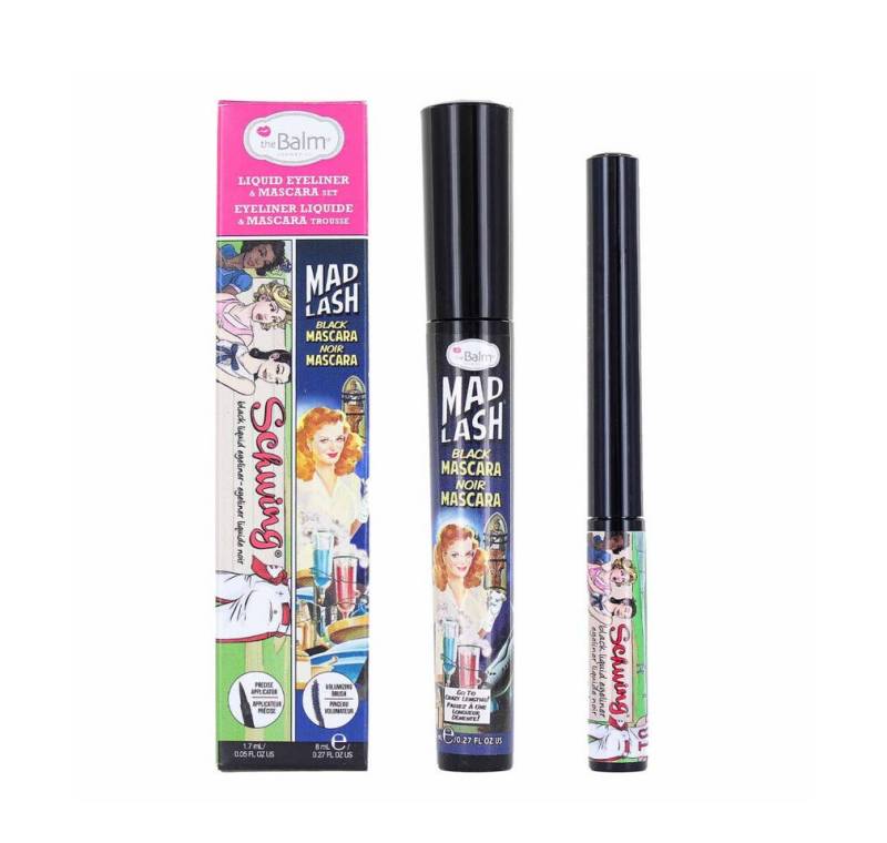 theBalm Make-up Set Set mit dekorativer Kosmetik (Liquid Eyeliner und Mascara Set) von theBalm