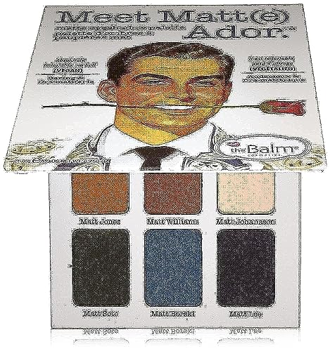 theBalm Meet Matte Ador Matte Lidschatten Palette ,1er Pack (1 x 21.6 g) von theBalm