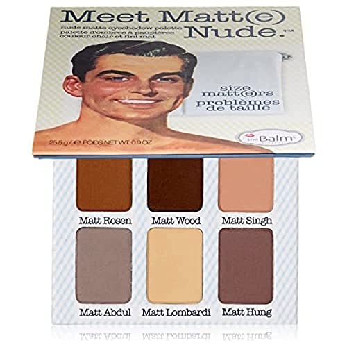 theBalm Meet Matte Nude Lidschatten-Palette, 1er Pack (1 x 25.5 g) von theBalm
