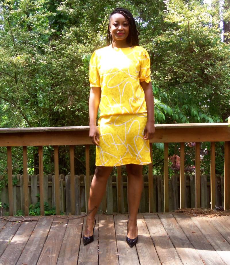 Gelbes Vintage-Kleid Von Liz Claiborne von theBlondeGazelle