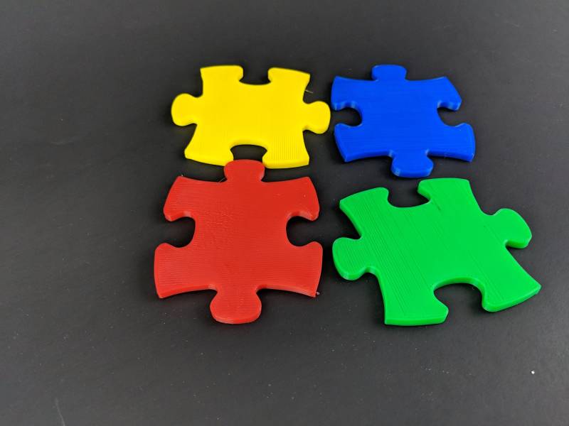 Autismus Puzzle Stück Bewusstsein Untersetzer Set Geschenk-Idee - 1 Oder Autismus Puzzle Stück Bewusstsein Untersetzer Set Geschenk-Idee - 1 Oder von theMFPros