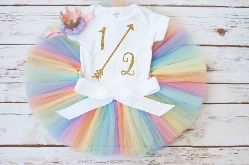 Pastell Regenbogen Halber Geburtstag Mädchen von thePhotoPunks