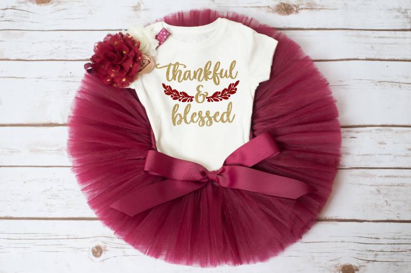 First Thanksgiving Outfit Mädchen "Paula' von thePhotoPunks