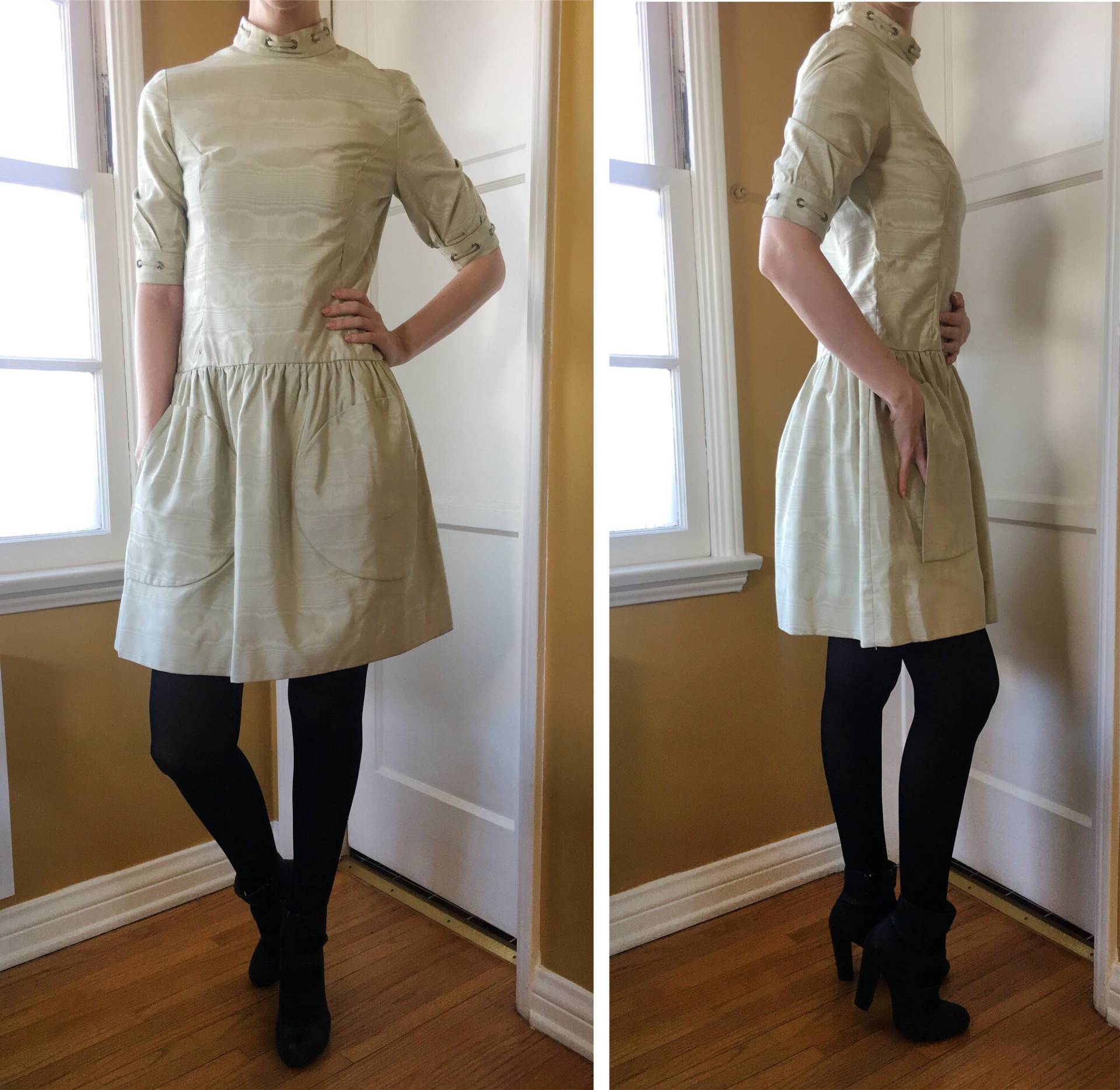 Beige Taft Partykleid Mit Taille Vintage 50Er 60Er Neutral 1960Er Tropfen Full Rock Strass Kleid Beige Taft Partykleid Mit Taille Vintage 50Er 60Er Neutral 1960Er Tropfen Full Rock Strass Kleid von theRetroLink