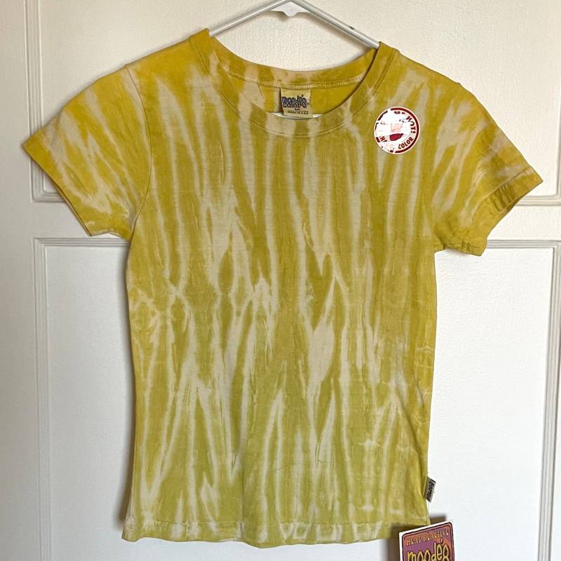 Hypercolor Farbwechsel Tshirt Grün Tie Dye To Yellow Kurzärmelig Wärmereaktiv Hypercolor Farbwechsel Tshirt Grün Tie Dye To Yellow Kurzärmelig Wärmereaktiv von theRetroLink