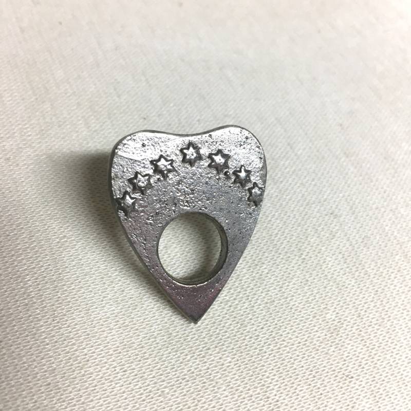 Weiß Bronze Planchette Ring Ouija Mit Sternen Silber Getönten Schmuck Weiß Bronze Planchette Ring Ouija Mit Sternen Silber Getönten Schmuck von theRetroLink