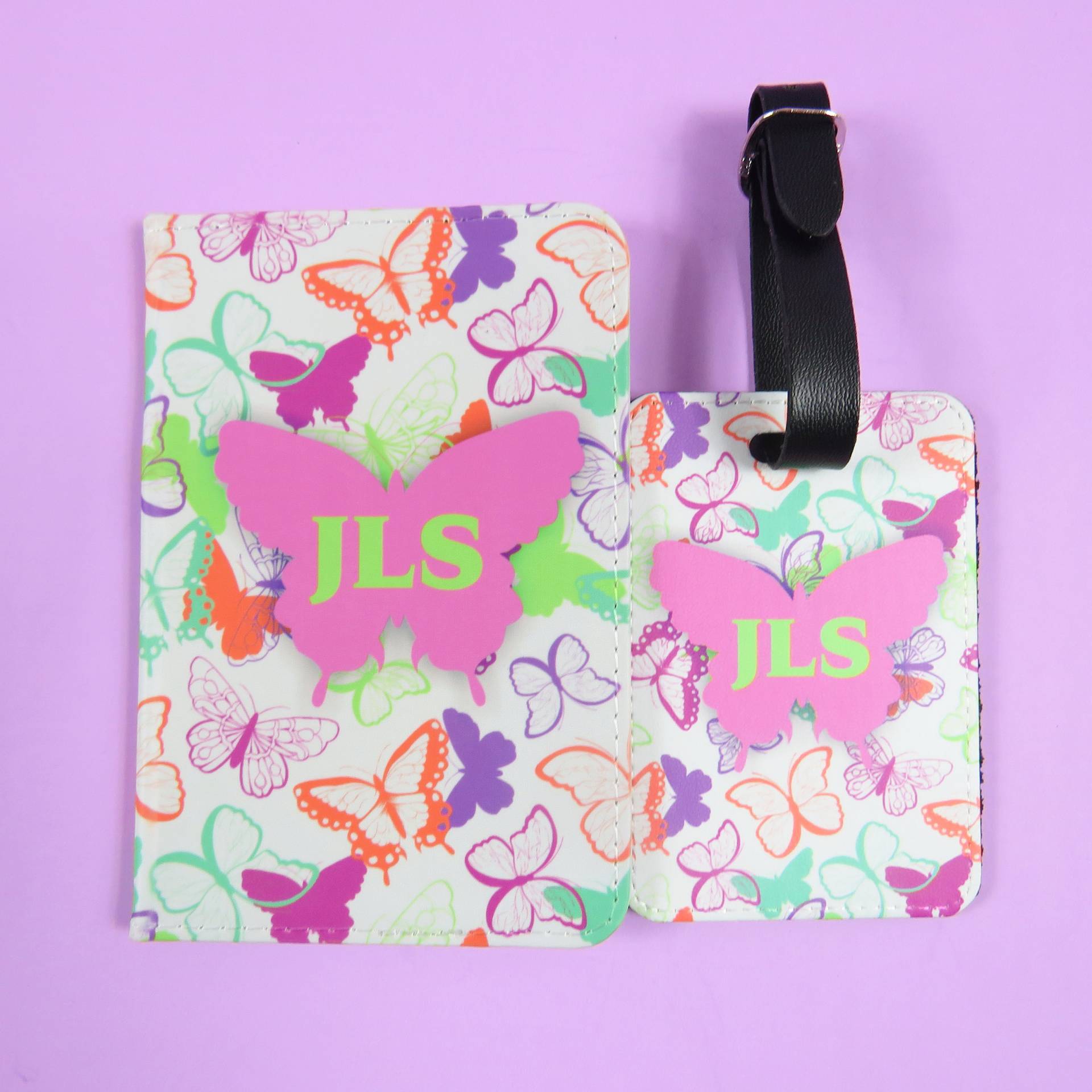 Schmetterling Personalisierte Passhülle Und Gepäckanhänger Set Reise Geschenk Personalisiert Reisepasshalter Welt Schmetterling Personalisierte Passhülle Und Gepäckanhänger Set Reise Geschenk Personalisiert Reisepasshalter Welt von theTbird