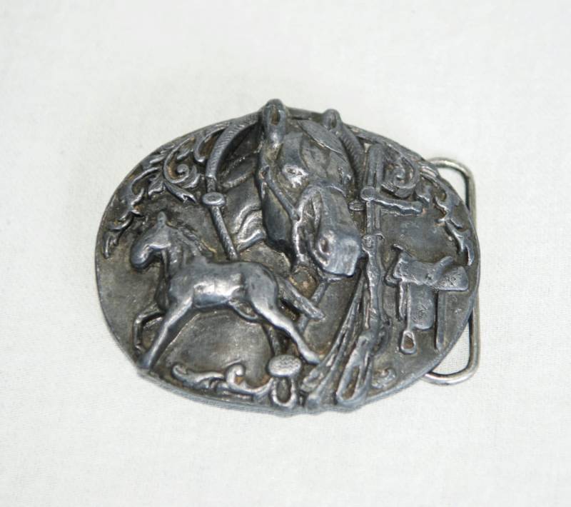 Vintage Pferd Gürtelschnalle ... Und Volle Schnalle 1988 Siskiyou von theVINTAGEporter