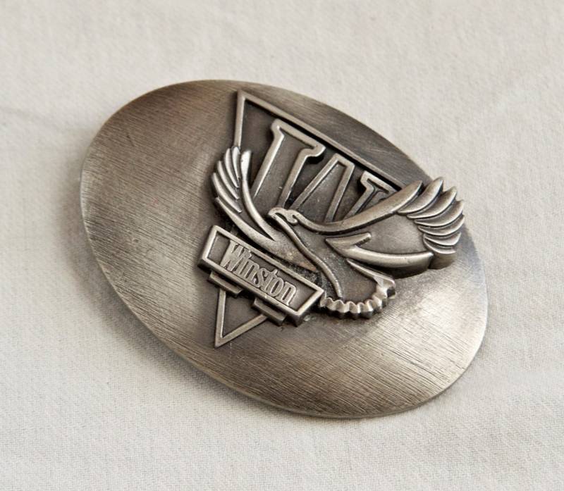 Vintage-Winston-Gürtelschnalle...adler-Gürtelschnalle Aus Den Usa von theVINTAGEporter