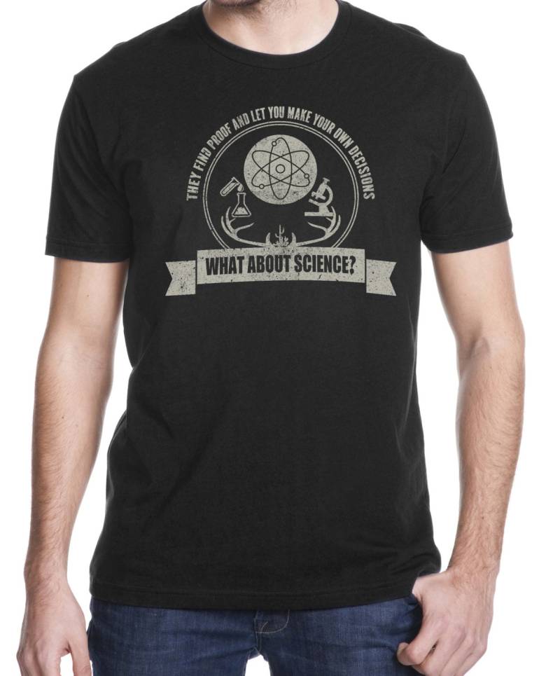 Mens What About Science | Tundra/Desert Modest Mouse Inspired T Shirt von theantianti