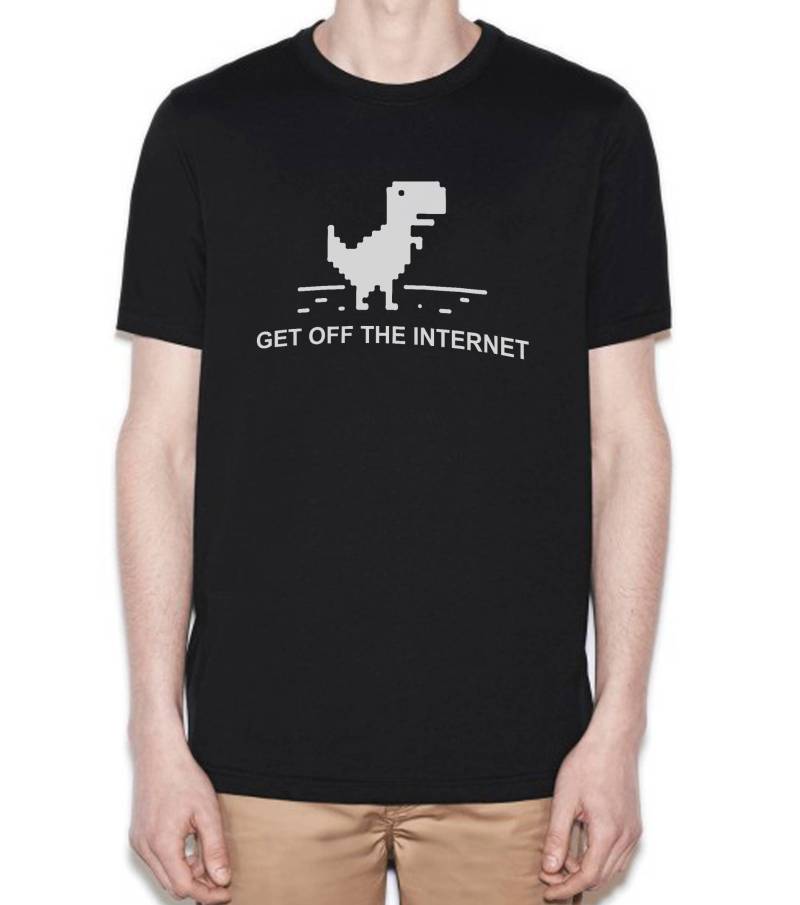 Raus Aus Dem Internet T-Shirt Google Dinosaurier, Le Tigre Inspiriert von theantianti