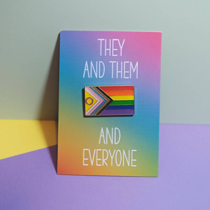 Progress Pride Flag Pin von theartof1313