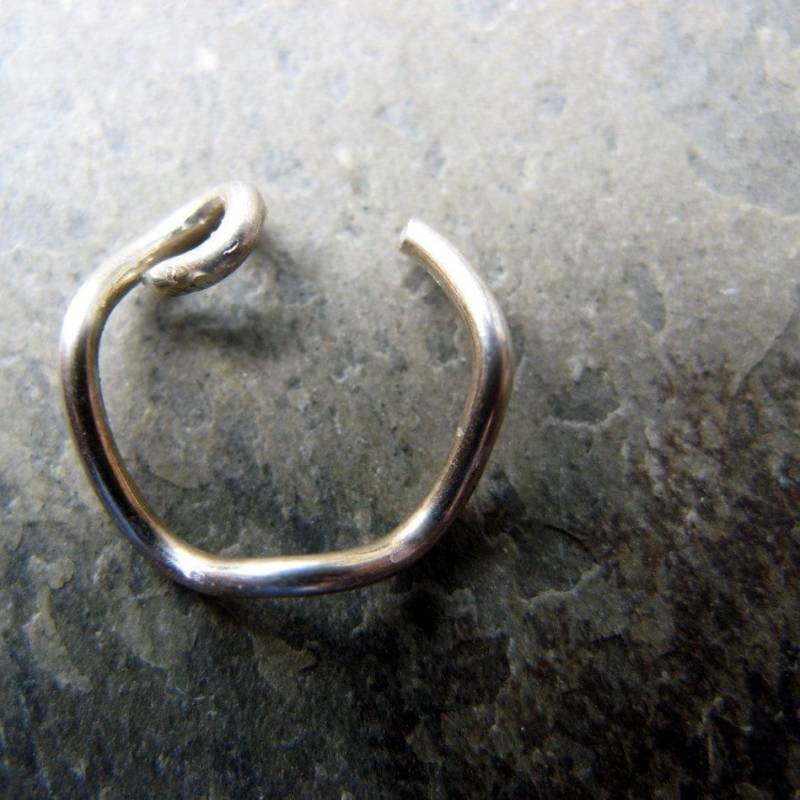 18G Verschnörkelter Nasenring Primitivserie Handmade By Thebeadedily 18G Verschnörkelter Nasenring Primitivserie Handmade By Thebeadedily von thebeadedlily