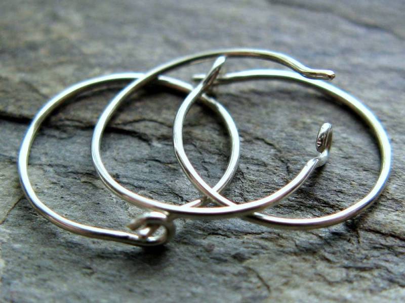 26G Creolen Sterling Silber Oder Niobium Primitiv Serie Handgemacht By Thebeadedlily 26G Creolen Sterling Silber Oder Niobium Primitiv Serie Handgemacht By Thebeadedlily von thebeadedlily