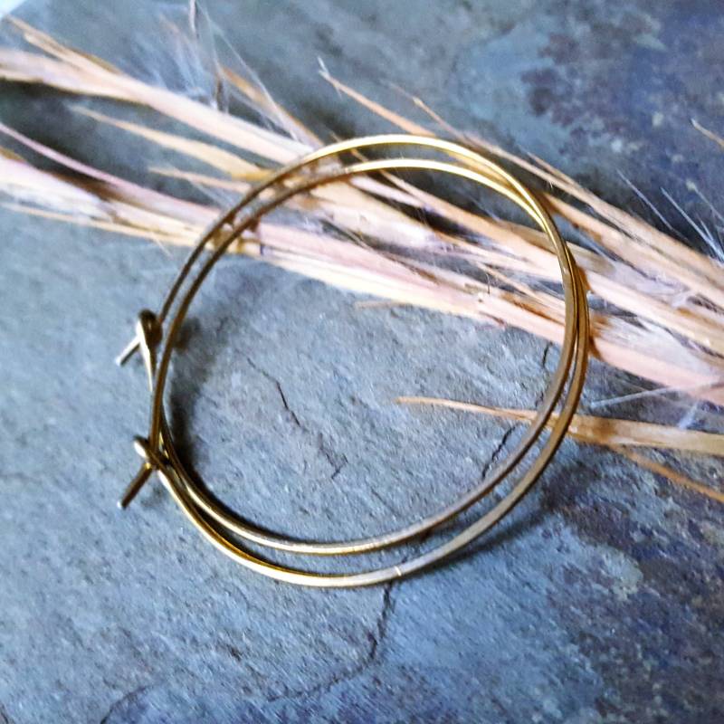 3.8cm Gelbe Niobium Ohrringe Creolen By Thebeadedlily 3.8cm Gelbe Niobium Ohrringe Creolen By Thebeadedlily von thebeadedlily
