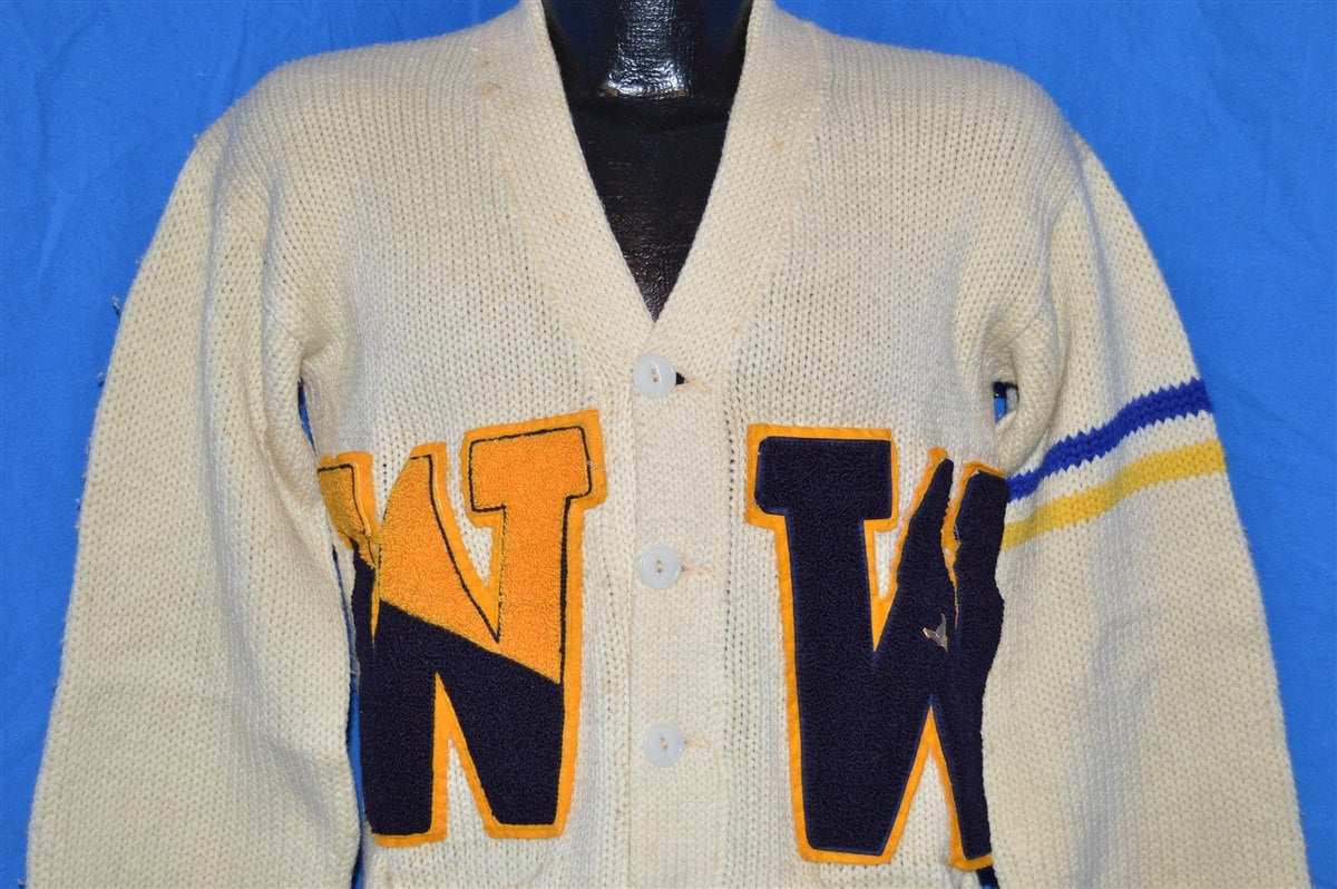 40Er Jahre Princeton Knitting Mills Varsity Letterman Pullover Medium 40Er Jahre Princeton Knitting Mills Varsity Letterman Pullover Medium von thecaptainsvintage