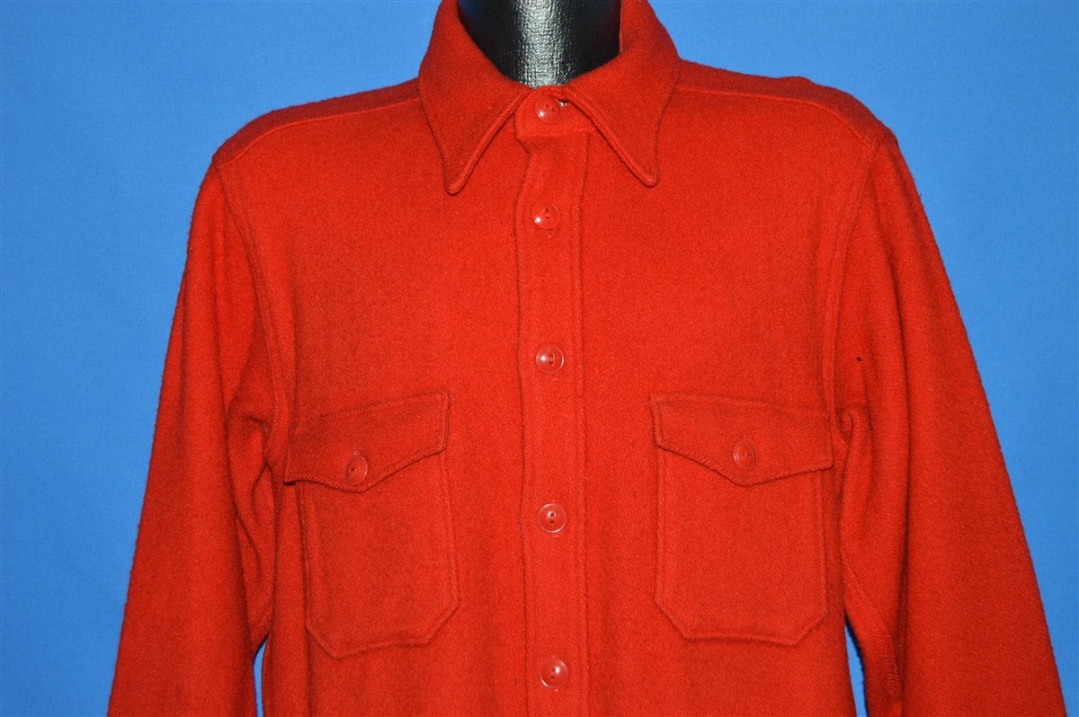 40Er Jahre Woolrich Button Down Woll Jagdjacke Large 40Er Jahre Woolrich Button Down Woll Jagdjacke Large von thecaptainsvintage
