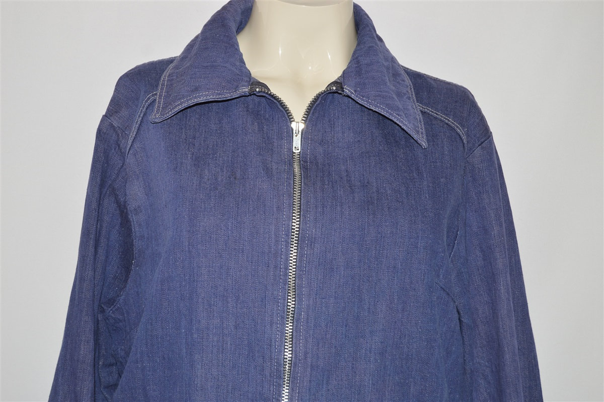 50Er Jahre Anvil Workwear Jeans Jacke Damen Large 50Er Jahre Anvil Workwear Jeans Jacke Damen Large von thecaptainsvintage