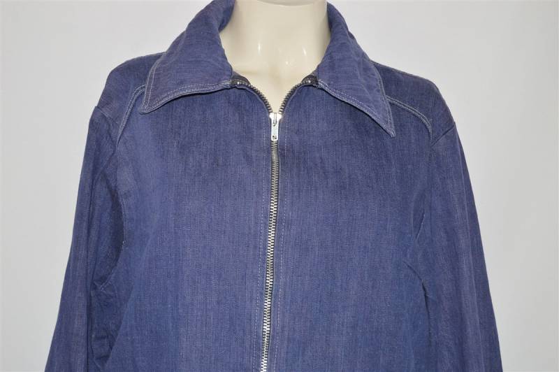50Er Jahre Anvil Workwear Jeans Jacke Damen Large 50Er Jahre Anvil Workwear Jeans Jacke Damen Large von thecaptainsvintage