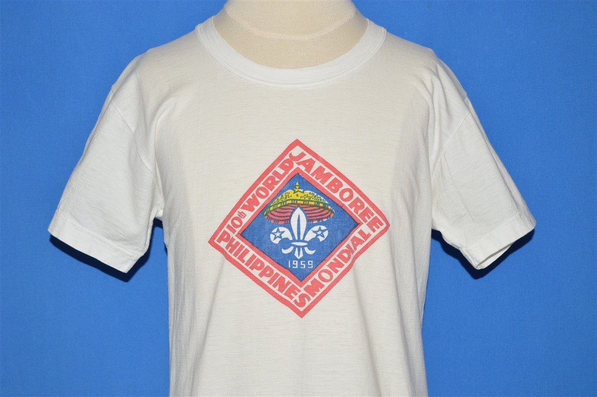 50Er Jahre Boy Scouts World Jamboree Mondial Philippinen "59 Jugendstil T-Shirt 50Er Jahre Boy Scouts World Jamboree Mondial Philippinen "59 Jugendstil T-Shirt von thecaptainsvintage