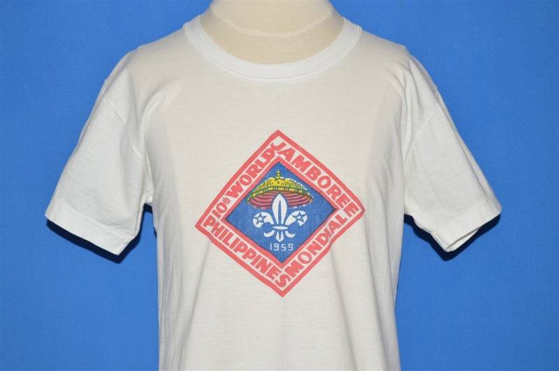 50Er Jahre Boy Scouts World Jamboree Mondial Philippinen "59 Jugendstil T-Shirt 50Er Jahre Boy Scouts World Jamboree Mondial Philippinen "59 Jugendstil T-Shirt von thecaptainsvintage