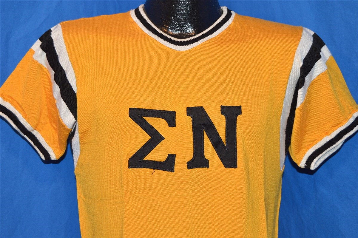 50Er Jahre Jersey T-Shirt Sixties Sixrie 50Er Jahre Jersey T-Shirt Sixties Sixrie von thecaptainsvintage