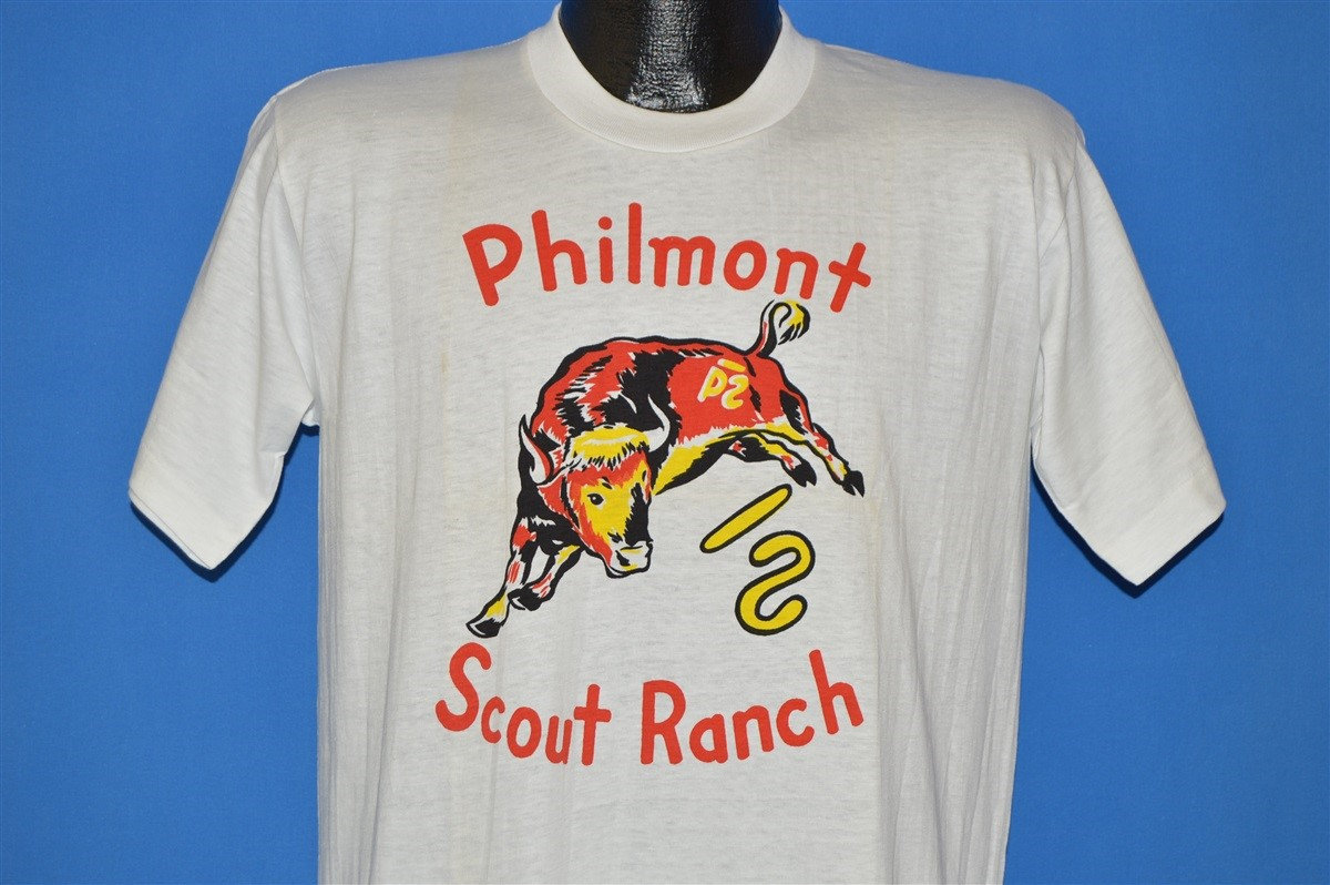 50Er Jahre Philmont Scout Ranch New Mexico Pfadfinder T-Shirt Medium 50Er Jahre Philmont Scout Ranch New Mexico Pfadfinder T-Shirt Medium von thecaptainsvintage
