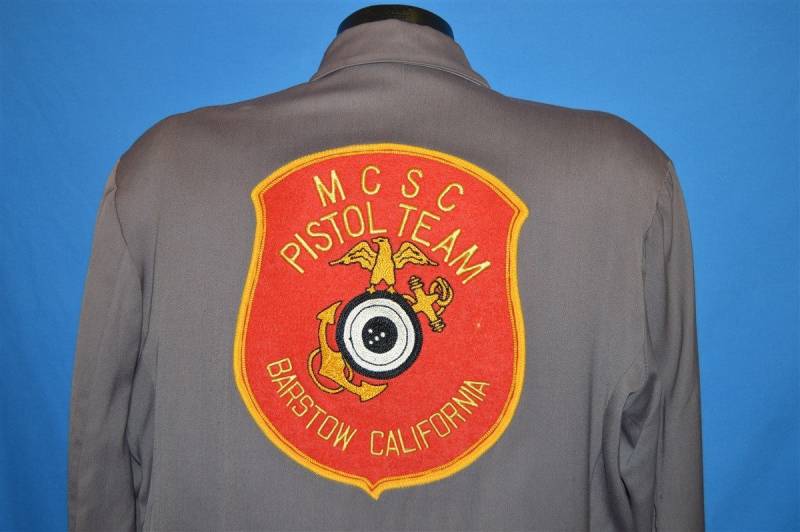 50S Mcsc Pistole Team Marines Barstow California Jacke Large von thecaptainsvintage