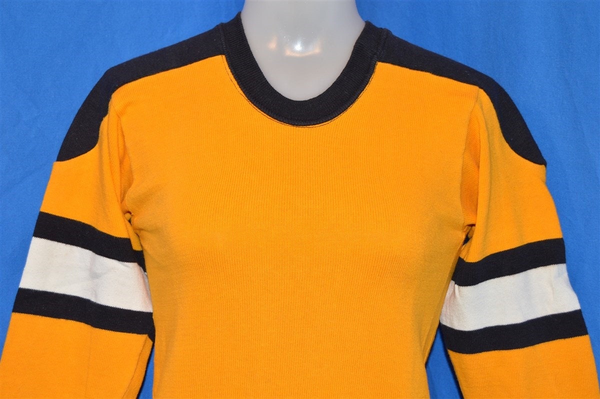 60Er Jahre Dee's Sporting Goods Detroit Gelb Und Schwarz Heavyweight Jersey Vintage T-Shirt Jugend Medium 60Er Jahre Dee's Sporting Goods Detroit Gelb Und Schwarz Heavyweight Jersey Vintage T-Shirt Jugend Medium von thecaptainsvintage