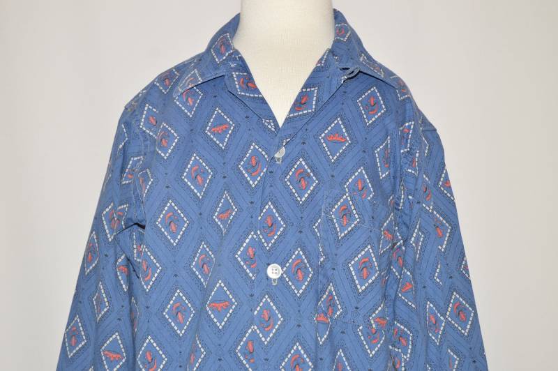 60Er Jahre Diamanten Krone Helmmuster Button Down Jugend Medium 60Er Jahre Diamanten Krone Helmmuster Button Down Jugend Medium von thecaptainsvintage
