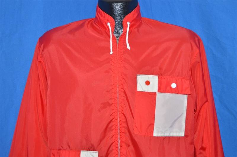 60Er Jahre Karierte Taschen Yin Yang Windjacke Jacke Small von thecaptainsvintage