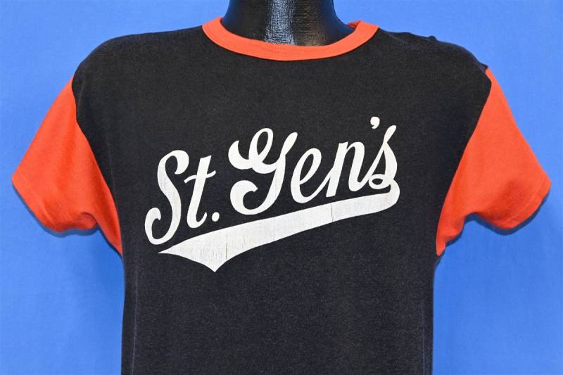 60S St. Gen's Cappol Bank Chicago Colorblock Ärmel Jersey T-Shirt Medium von thecaptainsvintage