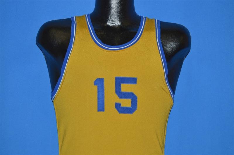 60S Unisex Hoodie #15 Basketball Jersey T-Shirt Small von thecaptainsvintage
