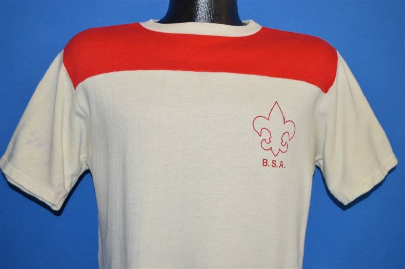 70Er Jahre Boy Scouts Of America Kurzarm Sweatshirt Medium von thecaptainsvintage