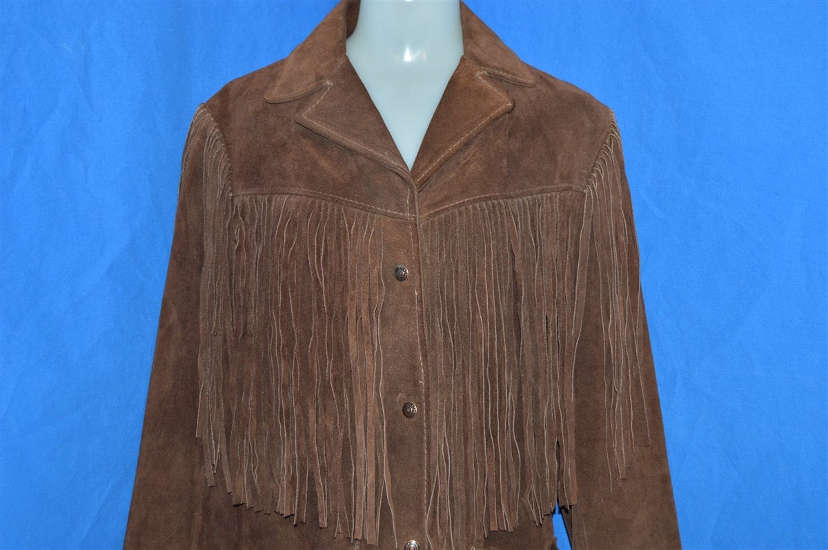 70Er Jahre Fransen Wildlederjacke Damen Medium 70Er Jahre Fransen Wildlederjacke Damen Medium von thecaptainsvintage
