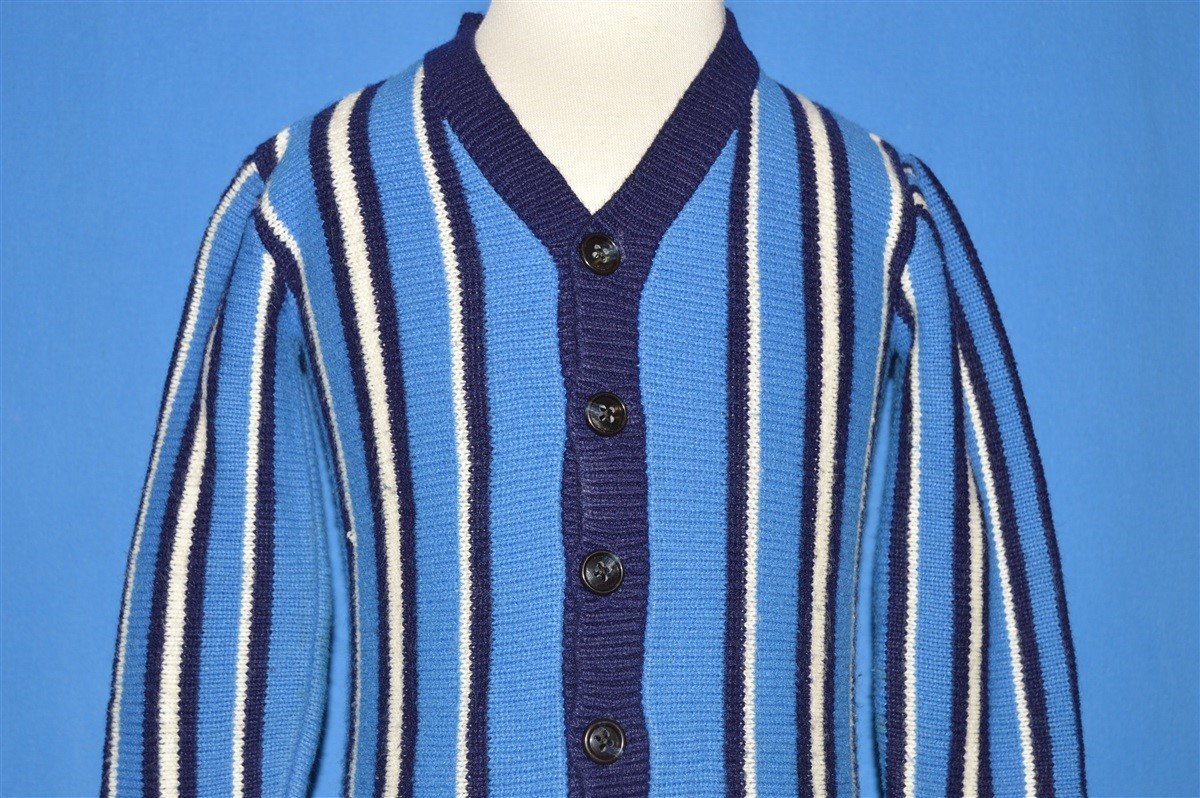 70Er Jahre Gestreifte Acryl Strickjacke Baby 18-24 Monate 70Er Jahre Gestreifte Acryl Strickjacke Baby 18-24 Monate von thecaptainsvintage