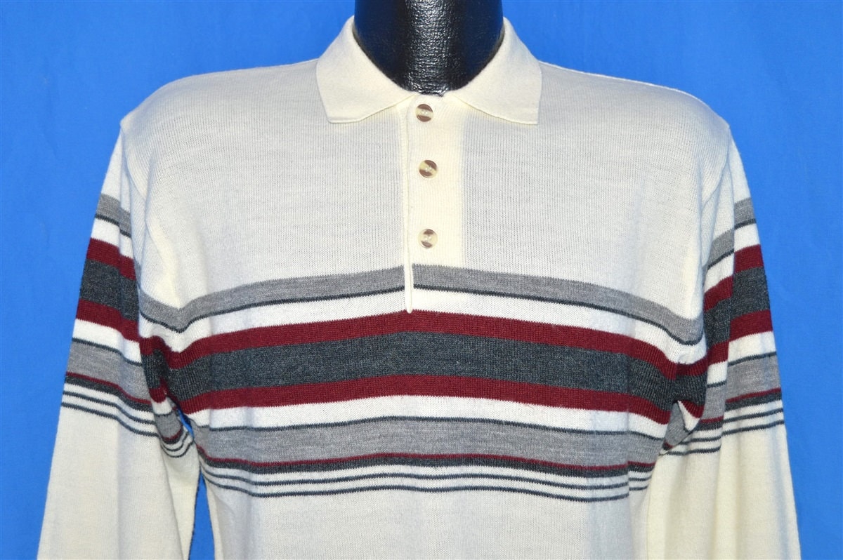 70Er Jahre Gestreiftes Vintage Poloshirt Gestreift 70Er Jahre Gestreiftes Vintage Poloshirt Gestreift von thecaptainsvintage