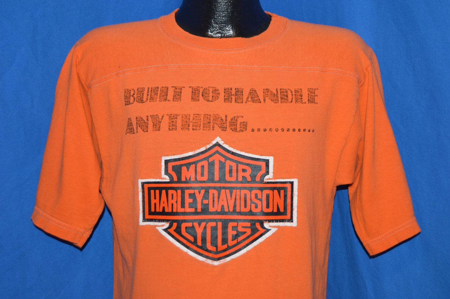 70Er Jahre Harley Davidson Blue Bar Champion T-Shirt Medium 70Er Jahre Harley Davidson Blue Bar Champion T-Shirt Medium von thecaptainsvintage